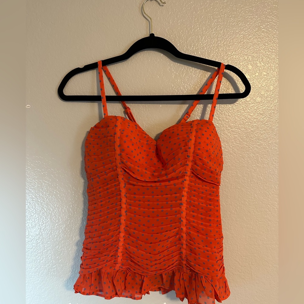 NWT Guess Coral Bustier Top